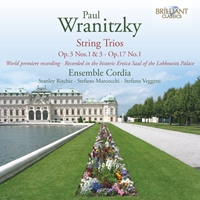 Wranitzky: String Trios, Op. 17 No. 1, Op. 3 Nos. 1 & 3