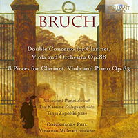 Bruch: Double Concerto for Clarinet, Viola and Orchestra Op.88, 8 Pieces for Clarinet, Viola and Piano Op.83