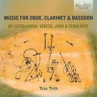 Music for Oboe, Clarinet & Bassoon by Lutoslawski, Veress, Juon & Schulhoff