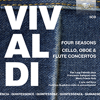 Quintessence Vivaldi: Four Seasons, Cello, Oboe & Flute Concertos