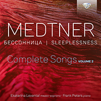 Medtner: Sleeplessness, Complete Songs, Vol.2