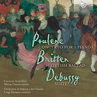 Poulenc, Britten, Debussy: Concerto for 2 Pianos, Scottisch Ballad, Suite