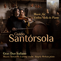 Santórsola: Music for Violin/Viola & Piano