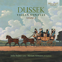 Dussek: Violin Sonatas, Vol. 3