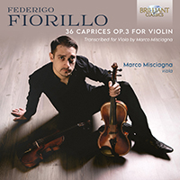 Fiorillo: 36 Caprices Op.3 for Violin, Transcribed for Viola by Marco Misciagna