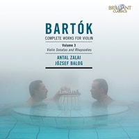 Bartók: Complete Works for Violin, Vol. 3